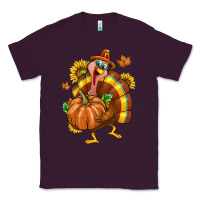 Plum Thanksgiving Turkey Classic Tee - texasbilliewilder