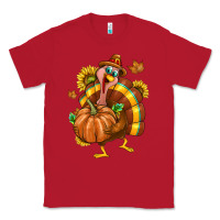 Red Thanksgiving Turkey Classic Tee - texasbilliewilder