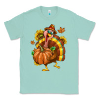 Seafoam Thanksgiving Turkey Classic Tee - texasbilliewilder