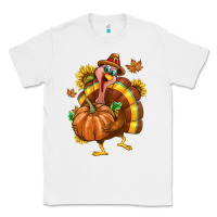 White Thanksgiving Turkey Classic Tee - texasbilliewilder