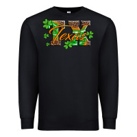 Black st patricks day texas Premium Sweatshirt - Artiststas