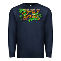 Navy st patricks day texas Premium Sweatshirt - Artiststas