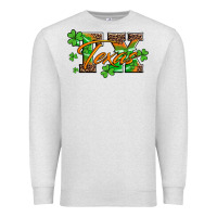 Oatmeal Heather st patricks day texas Premium Sweatshirt - Artiststas