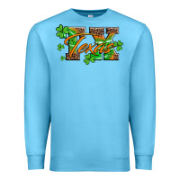 Ocean Blue st patricks day texas Premium Sweatshirt - Artiststas