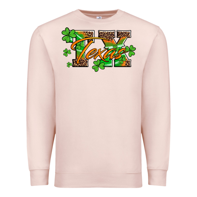 St Patricks Day Texas Premium Sweatshirt by Artiststas | Teevron