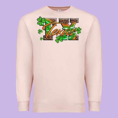 St Patricks Day Texas Premium Sweatshirt Designed By Artiststas
