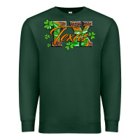 Sports Green st patricks day texas Premium Sweatshirt - Artiststas