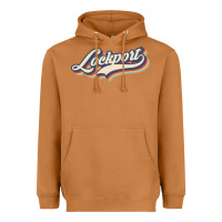 Meerkat I Love Lockport City Usa Retro Vintage Heavyweight Hoodie - minhPixels