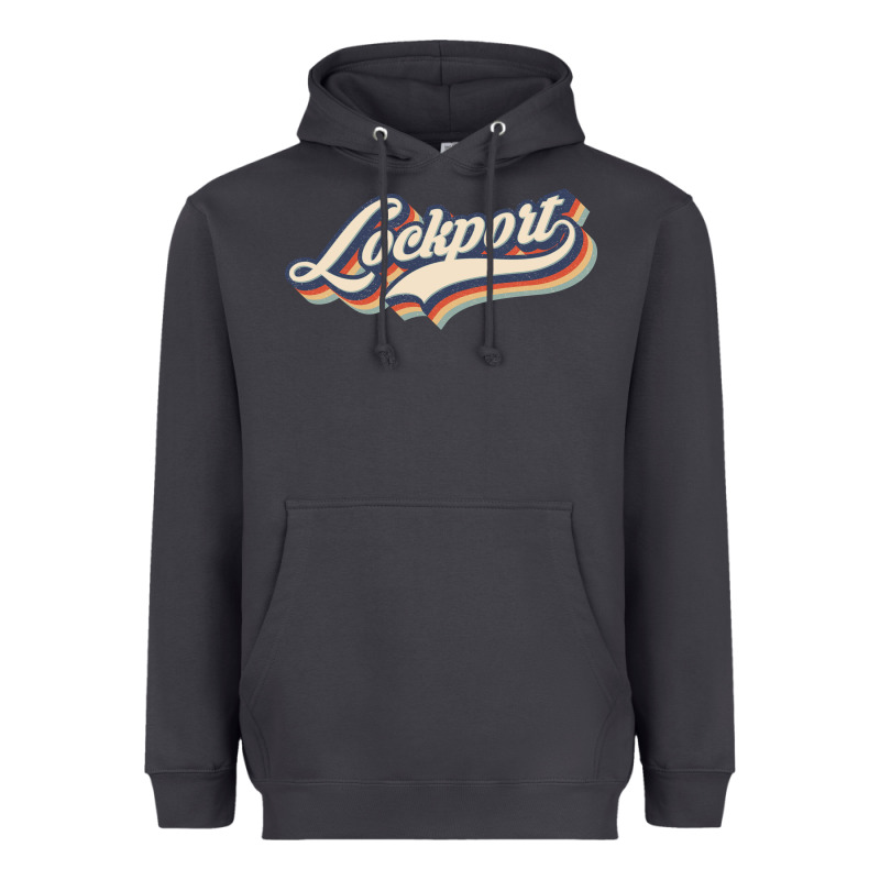 I Love Lockport City Usa Retro Vintage Heavyweight Hoodie by minhPixels | Teevron