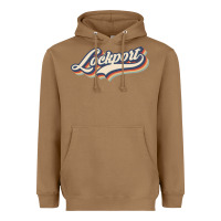 Toasted Coconut I Love Lockport City Usa Retro Vintage Heavyweight Hoodie - minhPixels