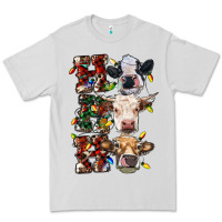 Dove Grey Ho Ho Ho Cows Premium Tee - RanaPortraitStore