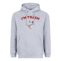 Heather Grey i'm trash forky Heavyweight Hoodie - minhPixels