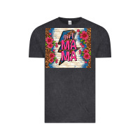 Vintage Black girl mama thunder with flowers Vintage Tee - TumblerDesignByShophia
