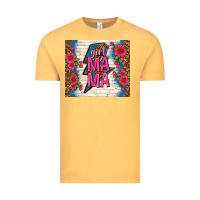 Vintage Mustard girl mama thunder with flowers Vintage Tee - TumblerDesignByShophia