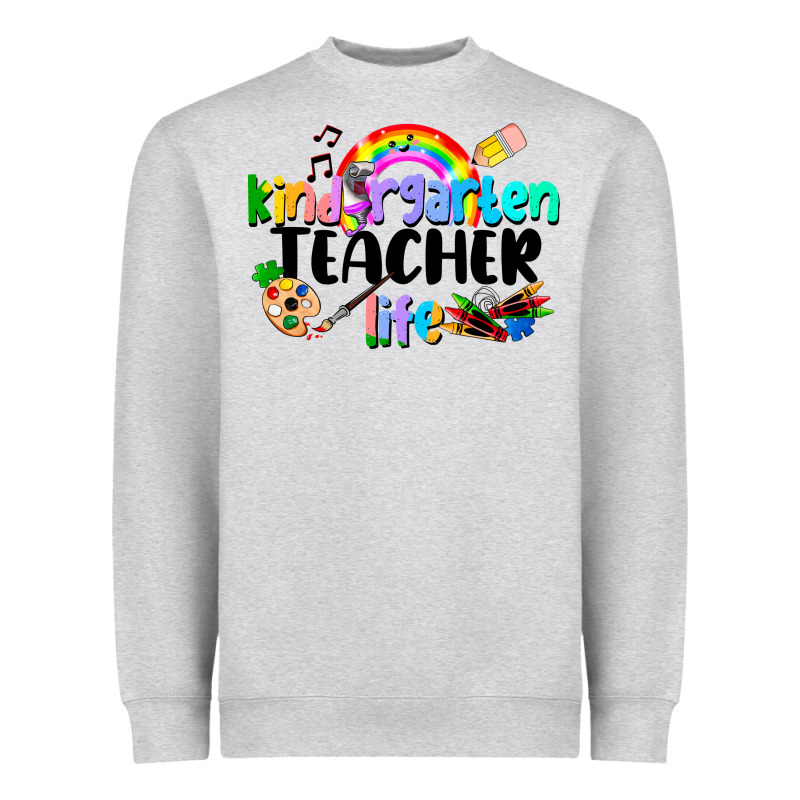 Kindergarten Teacher Life Heavyweight Sweatshirt by LillyAllenDesigns | Teevron