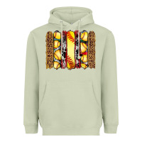 Matcha softball serape leopard cowhide glitter brushstrokes Heavyweight Hoodie - Artiststas