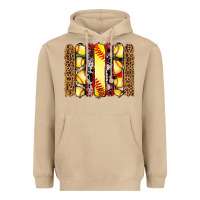Mushroom softball serape leopard cowhide glitter brushstrokes Heavyweight Hoodie - Artiststas