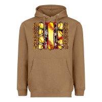 Toasted Coconut softball serape leopard cowhide glitter brushstrokes Heavyweight Hoodie - Artiststas