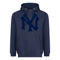 Navy the new york Heavyweight Hoodie - minhPixels