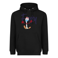 Black forky Heavyweight Hoodie - minhPixels