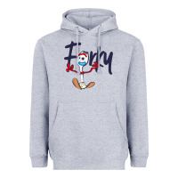 Heather Grey forky Heavyweight Hoodie - minhPixels