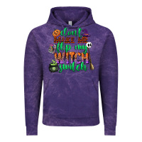 Cloud Purple dont make me flip my witch switch Vintage Hoodie - CowGirlArtShop