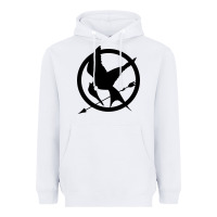 White hunger games spiral movie Heavyweight Hoodie - minhPixels