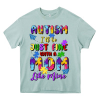 Arona autism i'll be just fine with a mom like mine Heavy Core Tee - Artiststas