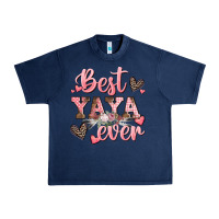 Navy best yaya ever mother's day Urban Heavy Tee - CowGirlArtShop