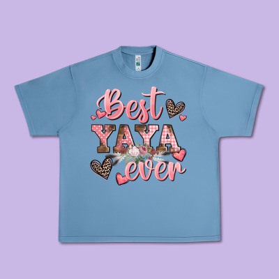 Best Yaya Ever Mother's Day Urban Heavy Tee Designed By Cowgirlartshop