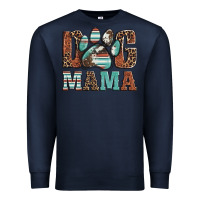 Navy dog mama Premium Sweatshirt - Artiststas