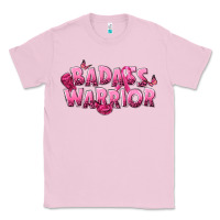 Bubblegum Pink Badass warrior Breast Cancer Classic Tee - NancyCooperArtShop