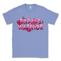 Colony Blue Badass warrior Breast Cancer Classic Tee - NancyCooperArtShop