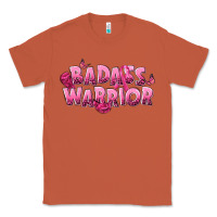 Copper Badass warrior Breast Cancer Classic Tee - NancyCooperArtShop