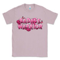 Lilac Badass warrior Breast Cancer Classic Tee - NancyCooperArtShop