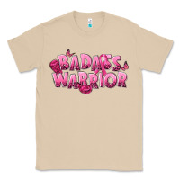 Mushroom Badass warrior Breast Cancer Classic Tee - NancyCooperArtShop