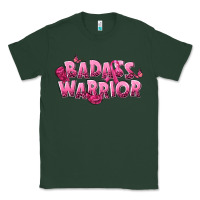 Sports Green Badass warrior Breast Cancer Classic Tee - NancyCooperArtShop