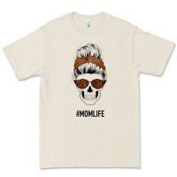 Bone Brown Glitter, Western Vintage Patterned Mom Skull Premium Tee - Bettercallsaul