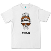 White Brown Glitter, Western Vintage Patterned Mom Skull Premium Tee - Bettercallsaul