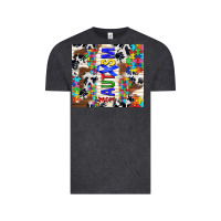 Vintage Black autism mom puzzle ribbon Vintage Tee - TumblerDesignByShophia