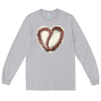 Moon Dust Baseball ball heart Long Sleeve Tee - HowdyJamesFarm