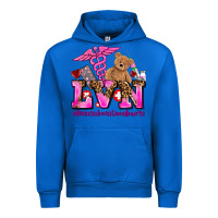 Cobalt valentines day lvn licensed vocational nurse Urban Hoodie - AdoDesignShop