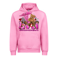 Fuchsia Pink valentines day lvn licensed vocational nurse Urban Hoodie - AdoDesignShop