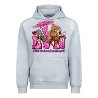 Heather Grey valentines day lvn licensed vocational nurse Urban Hoodie - AdoDesignShop