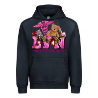 Navy valentines day lvn licensed vocational nurse Urban Hoodie - AdoDesignShop