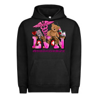 Pigment Black valentines day lvn licensed vocational nurse Urban Hoodie - AdoDesignShop