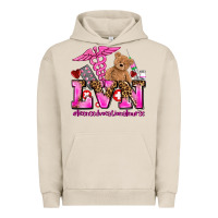 Pigment French Oak valentines day lvn licensed vocational nurse Urban Hoodie - AdoDesignShop