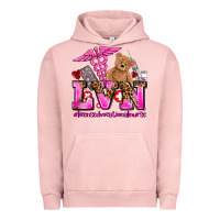Pigment Salmon valentines day lvn licensed vocational nurse Urban Hoodie - AdoDesignShop