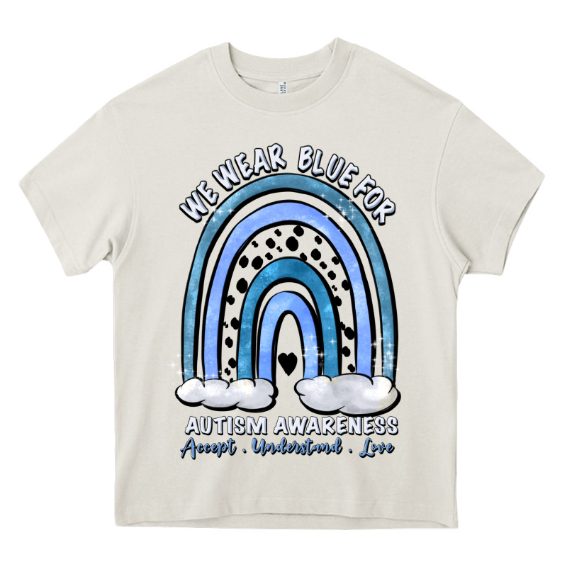 We Wear Blue For Autism Awareness Accept Understan Heavy Core Tee by Artiststas | Teevron