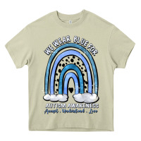 Mossy we wear blue for autism awareness accept understan Heavy Core Tee - Artiststas